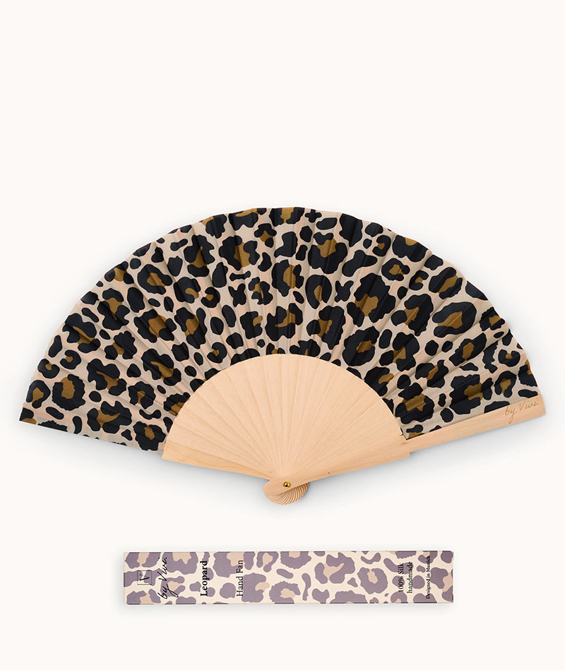 Fächer Leopard