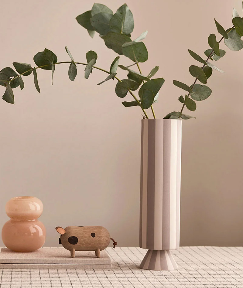 Toppu Vase - High, clay