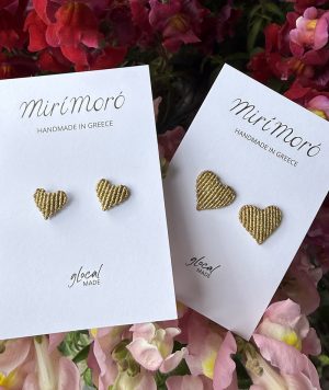 Herz Ohrringe, Gold, mirí moró