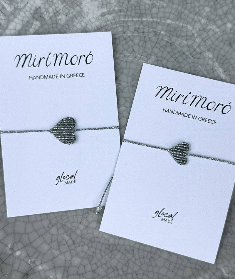Herz Armband mirí moró, Silber, Silber