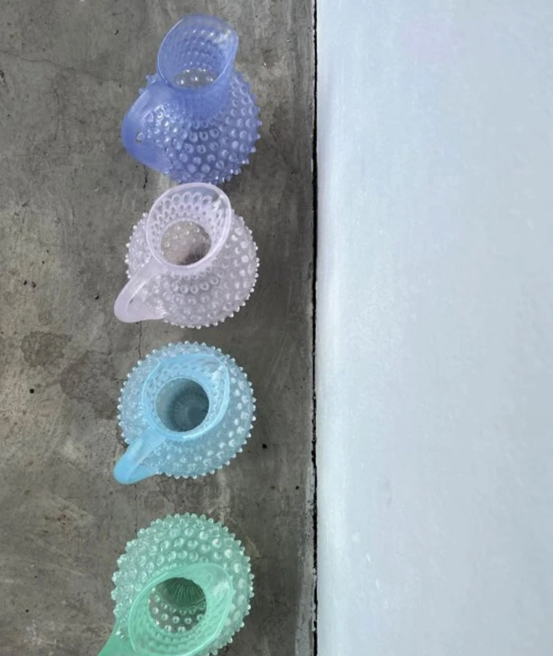 anna_von_lipa_Alice_HOBNAIL_silkyRose_02 BLUMENTOCHTER Krug Alice Paris Hobnail, Silky Rose