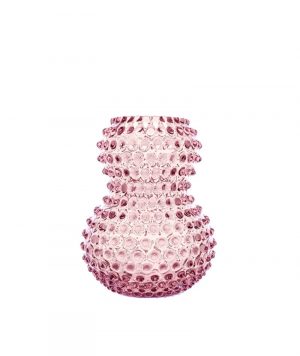 anna_von_lipa_Hobnail_Birdie_Tall_rosa_01 Anna Von Lipa Vase Hobnail Birdie Tall, Rosa