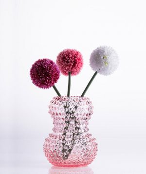 anna_von_lipa_Hobnail_Birdie_Tall_rosa_02 Anna Von Lipa Vase Hobnail Birdie Tall, Rosa