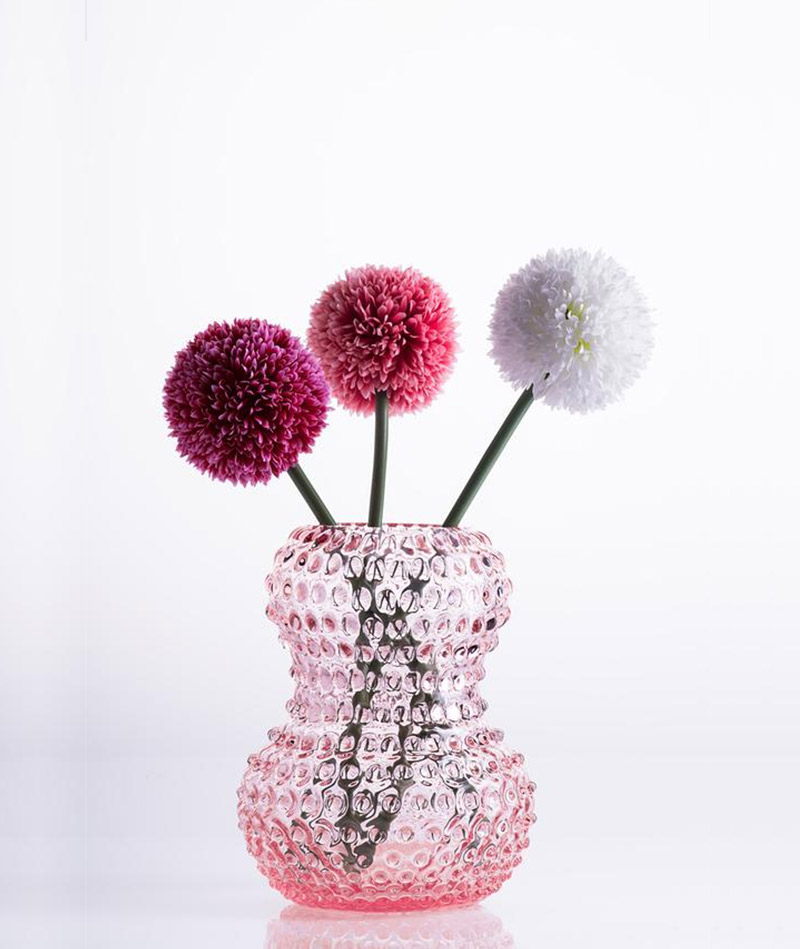 anna_von_lipa_Hobnail_Birdie_Tall_rosa_02 Anna Von Lipa Vase Hobnail Birdie Tall, Rosa
