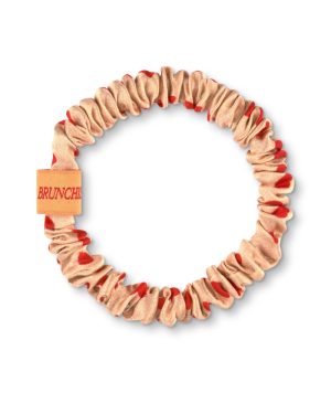 BRUNCHIES Nö Heart Seiden Scrunchie