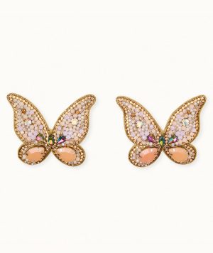 Broschenpaar: Schmetterling